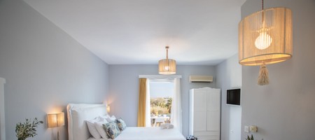 Superior Double Studio on middle (1st) or top floor (2nd) with Balcony partial Sea View