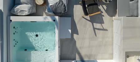 Cycladic Premium Suite with Sea View & Hot tub
