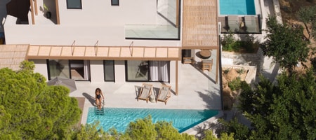 Hilltop Suite Private Pool | Side Sea View or Garden View