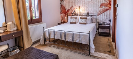 Deluxe Double Room with Fireplace and Sea View (Amarylis)