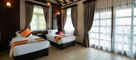 Twin Bed Chalet with Balcony