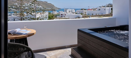 Signature Suite with Heated Jetted Tub & Sea View