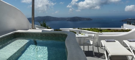 Junior Suite with Outdoor Hot Tub and Caldera View