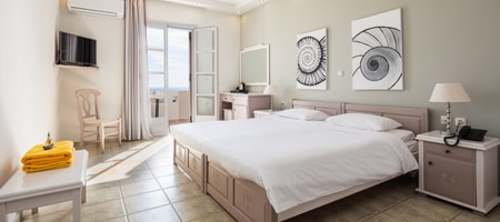 Aegean Room with Balcony & Sea View