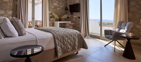 Deluxe Double Room with Balcony & Sea View No. 5