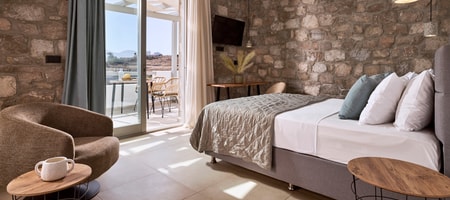 Deluxe Double Room with Balcony & Sea View No. 6
