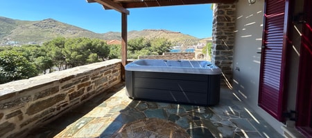 Superior Twin Room with Side Sea View & Hot Tub