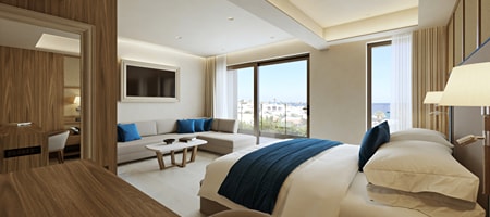 Luxury Suite Open plan - Pool View Sharing Pool