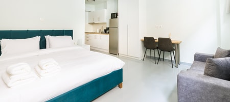 Snug studio apartment with shared garden IV
