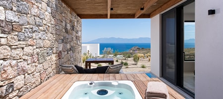 Junior Suite Sea view or partial Sea view with Hot tub