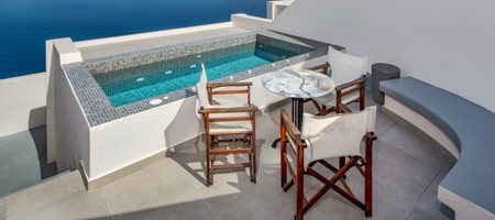 TRIPLE ROOM with OUTSIDE HOT TUB/SEA/CALDERA VIEW