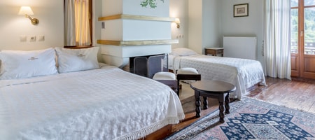 Deluxe room with fireplace