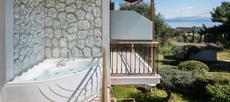Aloe Seaview Apartment with Hot Tub Dassia