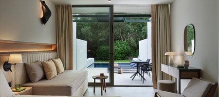 Double Garden View with Private Pool - Bungalow