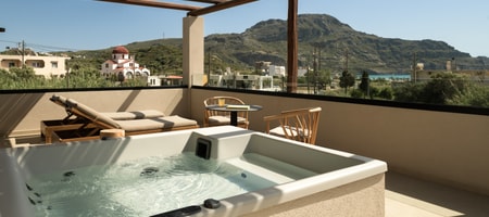 Sea View Room with Outdoor Hot Tub