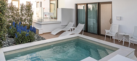 Double Room With Garden View And Private Pool