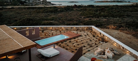 Cedar Forest Suite | Private Pool | Naxos Town View