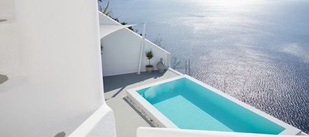 Deluxe Villa with Outdoor Private Heated Pool and Caldera View