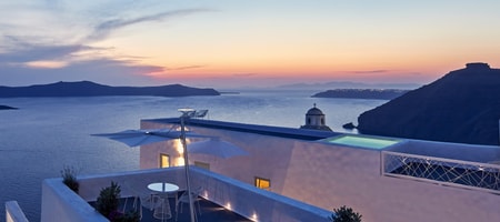 Superior Suite with Outdoor & Indoor Hot Tub and Caldera View