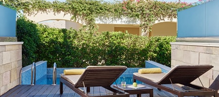 Family Suite with Private Pool & Garden View