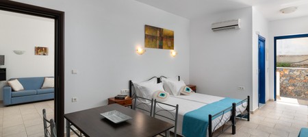 Two Room Family Apartment  with Connecting Door