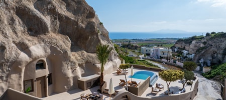 Two Bedroom Cave Villa with Sea View and Private Pool