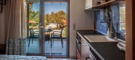 Olia Seaside residence: Double Deluxe apartment 4  Pefkohori