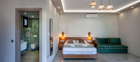 Olia Seaside residence: luxury Suite Pool view 7 Pefkohori