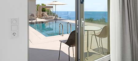 Junior Suite with Sea View & Private Outdoor Jacuzzi