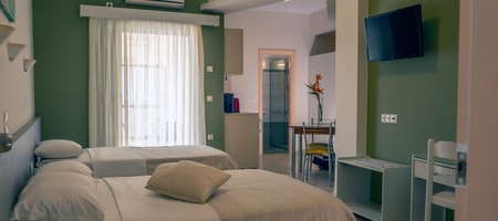 Studio (3 Adults) with Garden View