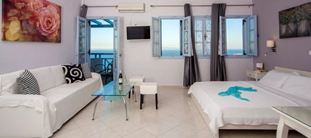 Superior Studio With Balcony and Sunrise Sea View With Outdoor Private Jacuzzi