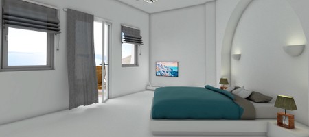 Elite Suite with Jacuzzi & Caldera View