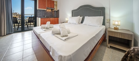 Deluxe Double Room with Balcony and Sea View
