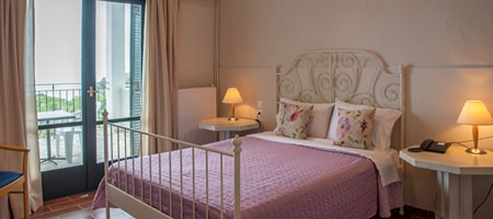 Lower Level Room with Private Balcony and Sea View