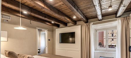 Double Room with Pantheon View – Mezzanine Floor