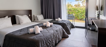 Premium Triple Room with Private Garden