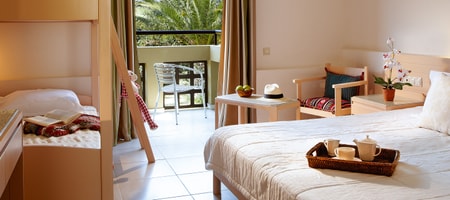 Family Room Garden View with Balcony