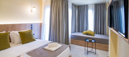 City Upper Floor Room