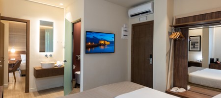 Superior Connecting Rooms with Balcony and City View