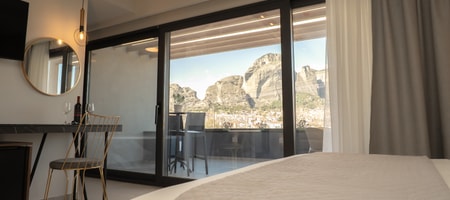 Signature Suite with Spa Bath and Meteora View