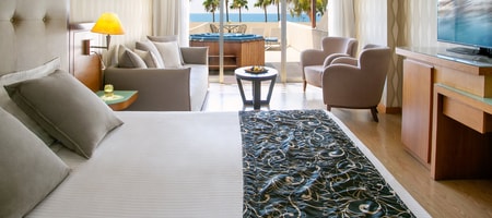 Honeymoon Terrace Suite Sea View with Outdoor Whirlpool