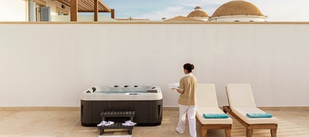 Bungalow Sea View with outdoor Whirlpool Spa (JAZZI)
