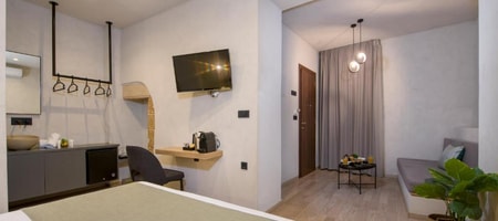 Sarpaki 03. 1st Floor Deluxe Room | Old town view