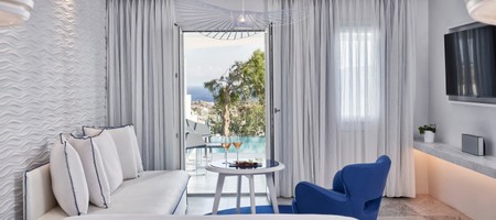 THALASSA Suite with Private Pool & Sea View