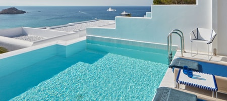 WHITE BLISS with Private Pool & Sea View