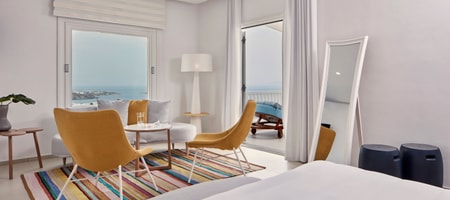 SUNSET Junior Suite with Sea View & Outdoor Jacuzzi