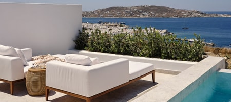 OMICRON Two Bedroom Maisonette with Private Pool & Sea View