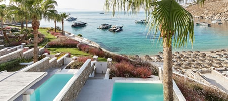 Open Plan Suite with private Heated  pool