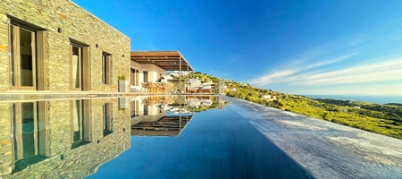 Six Bedroom Sea View Villa with Two Infinity Pools