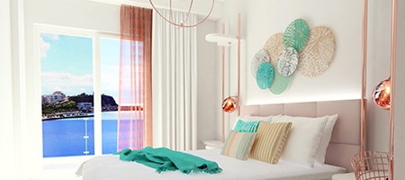 Deluxe Double Room with Balcony and Sea View